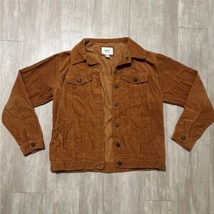 Burnt Orange Corduroy Jacket